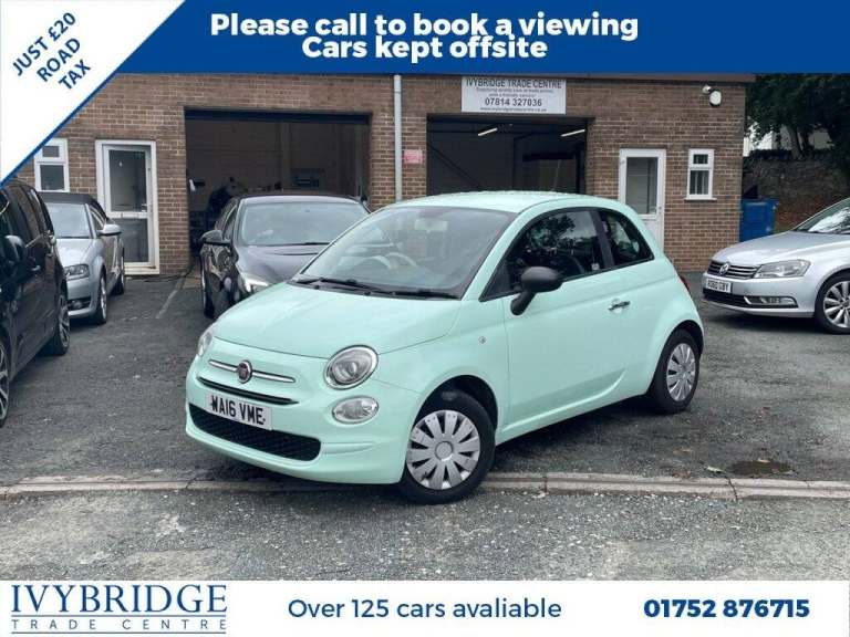 2016 16 FIAT 500 1.2 POP HATCHBACK 3DR PETROL MANUAL EURO 6 (S/S) (69 BHP)