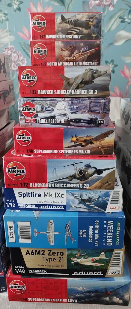 Job Lot Of 19 model aircraft kits (NEW)