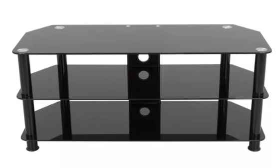 LOGIK Premium Smoked Glass TV Stand 