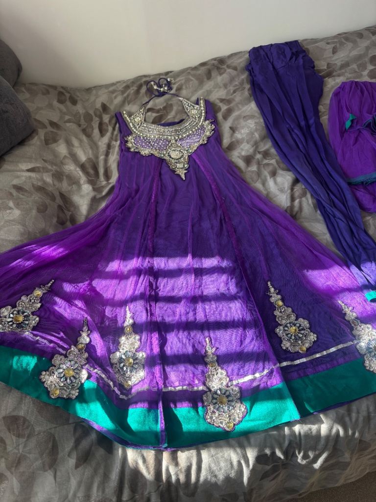 Purple Indian dress