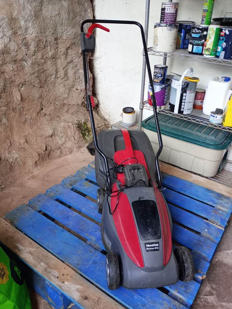 Cordless lawnmower electric 