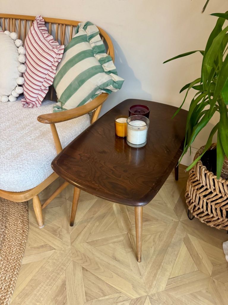 Ercol 213 vintage retro mid century side/coffee table 