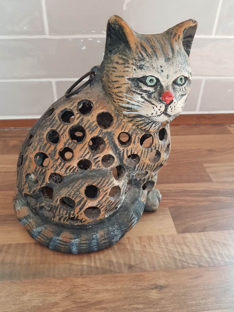 A Very Heavy Antique Cast Iron Cat or Door Stop