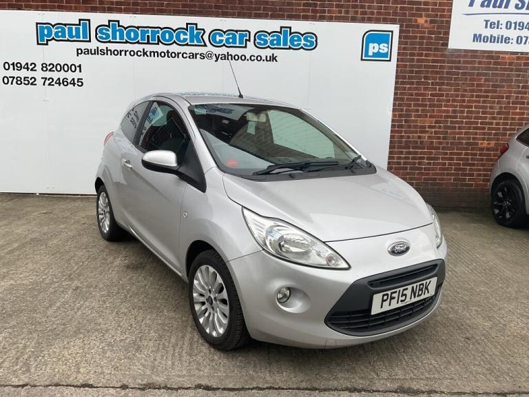 2015 Ford Ka 1.2 ZETEC 3DR Manual Hatchback Petrol Manual