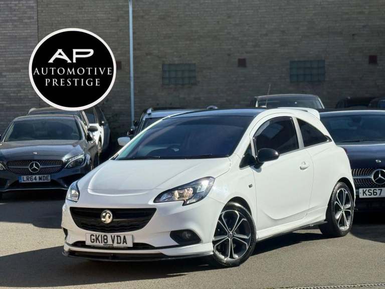 2018 Vauxhall Corsa 1.4T [150] White Edition 3dr HATCHBACK PETROL Manual