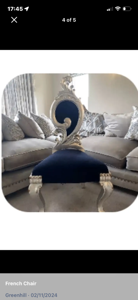 French style chair