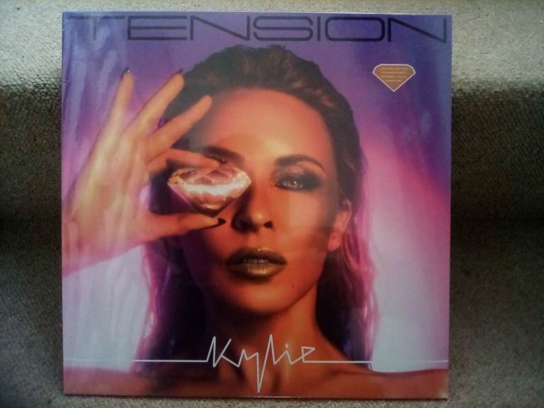 KYLIE MINOGUE TENSION LTD ORANGE VINYL LP * NEW & FACTORY SEALED *