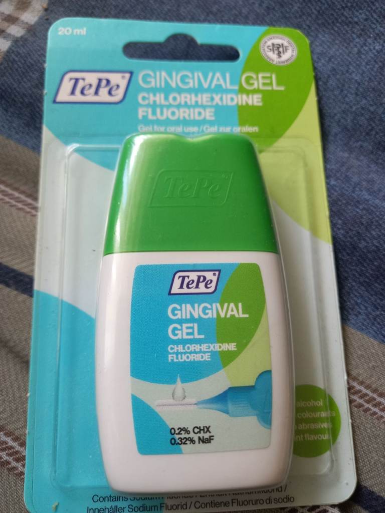 TePe Gingival Gel - New & Sealed Chlorhexidine Fluoride 20ml