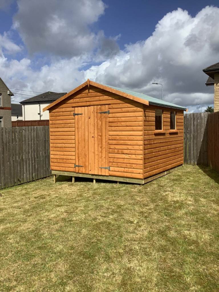 10X10 Workshop 20mm Log effect SUPPLIED & FITTED FOR YOU 