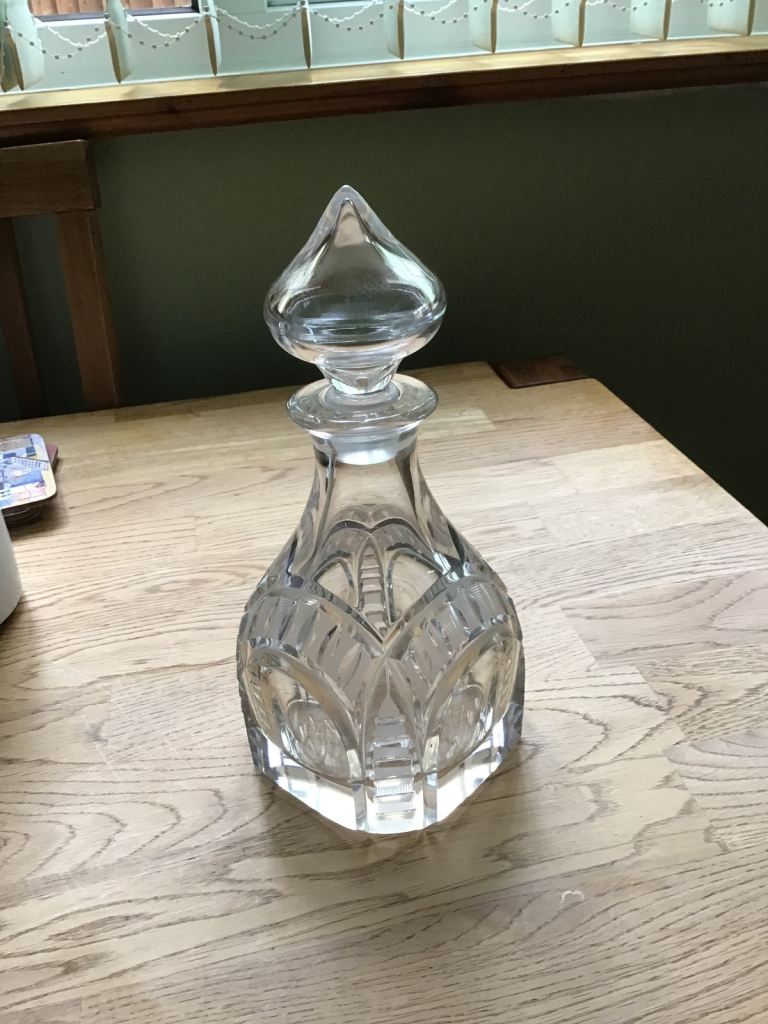 Sobor crystal carafe produced in St Petersburg . 