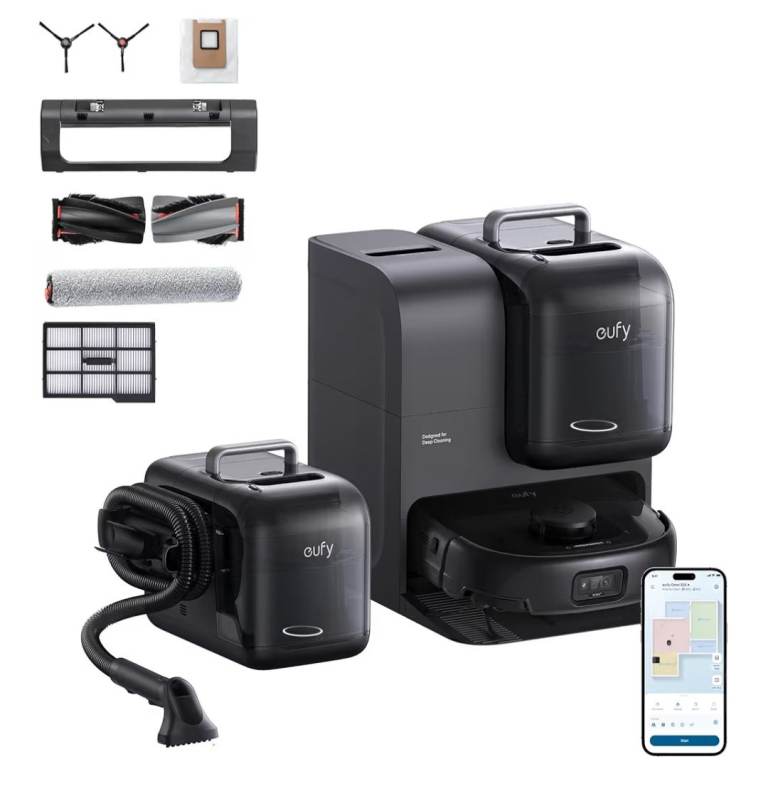 Eufy RoboVac E28 Omni Robot Vacuum & Mop (Black) Brand New Sealed 