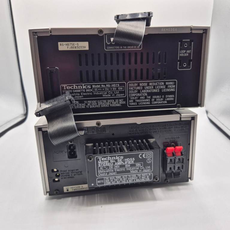Technics Stack Amplifier and Cassette Player