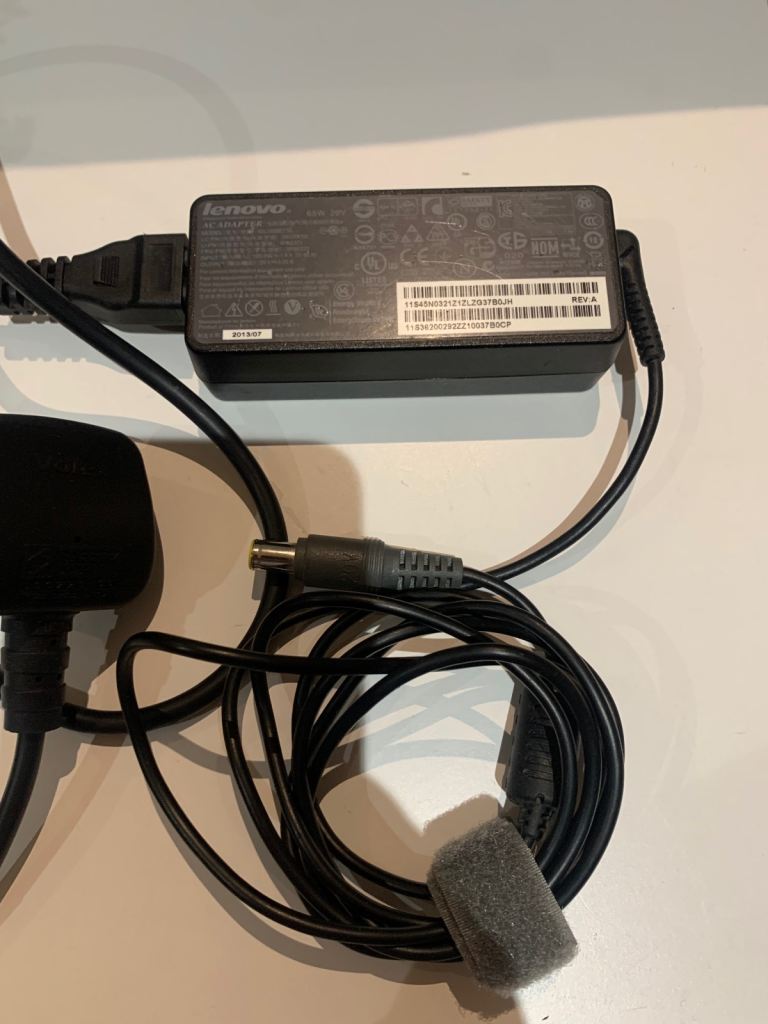 Lenovo 65W round pin charger