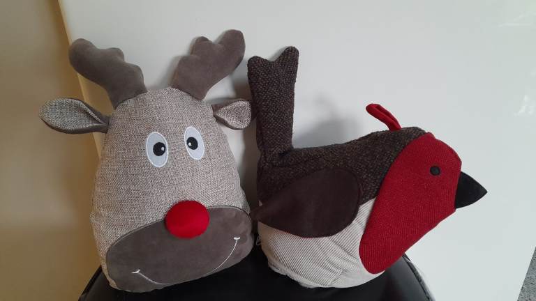 Character fabric new door stops