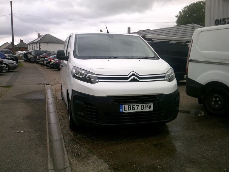 Citroen Dispatch 1.6 HDi,2018 REG,WHITE,ONLY 122k,LONG MOT,1 OWNER VAN