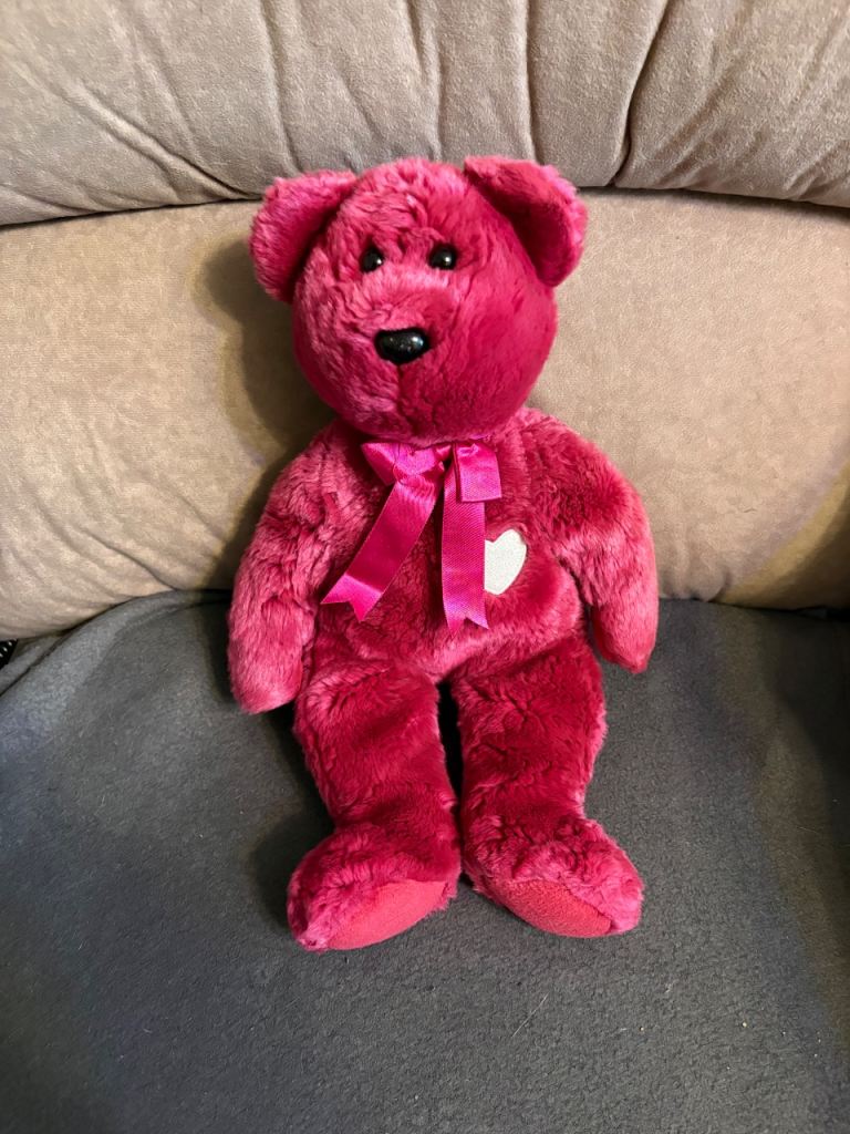 Ty Beanie Buddy Valentina bear