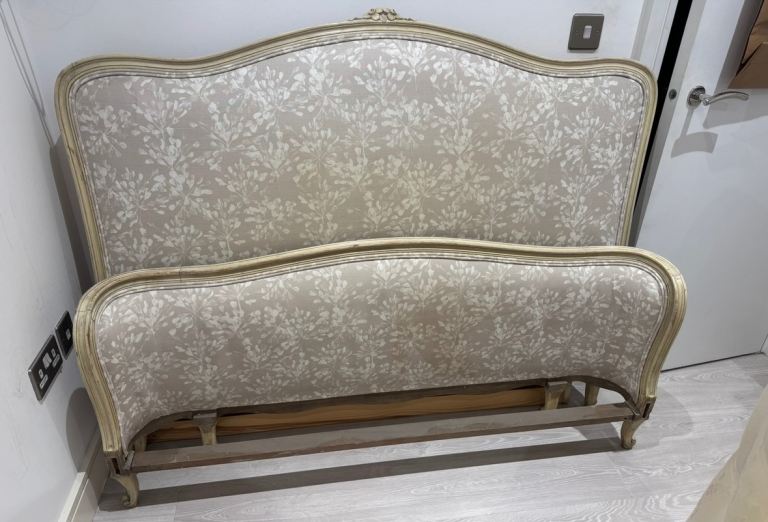 French Demi corbeille double bed