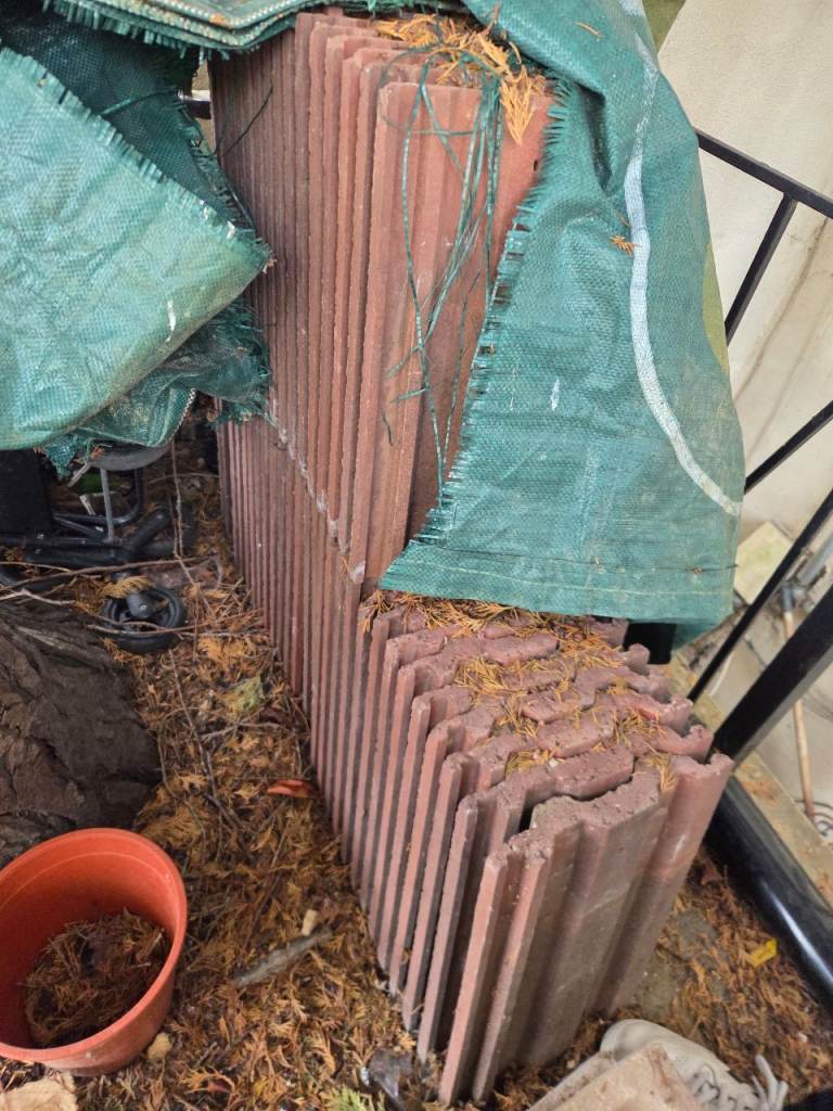 Red Roof Tiles - Used, Fair Condition