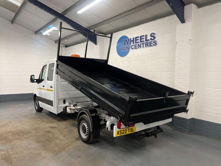 2022 Mercedes-Benz Sprinter 3.5t Progressive Crew Cab Tipper CHASSIS CAB DIESEL Manual