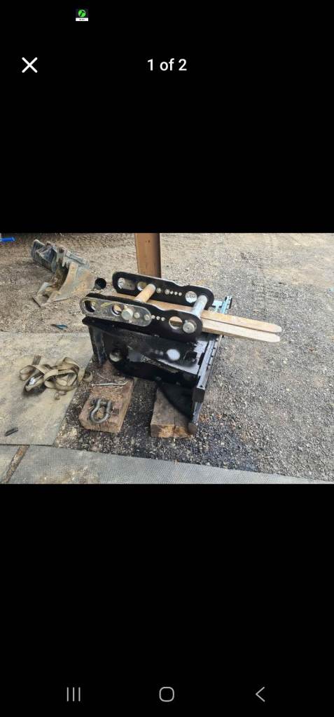 Dromone 14t-22t excavator pallet forks 