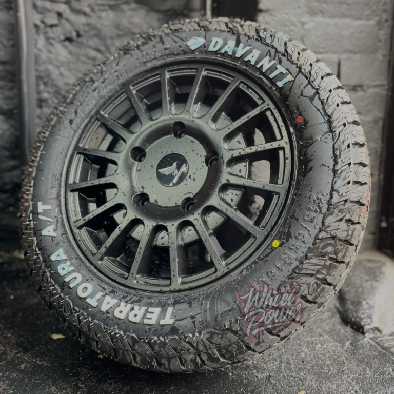 16” 5x114.3 Vivaro Trafic Talento Primastar Alloys New Black Wheels All Terrains