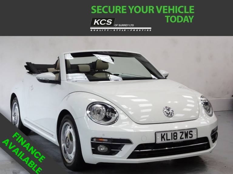 2018 Volkswagen Beetle 1.2 TSI Design Cabriolet 2dr Petrol DSG Euro 6 (s/s) (105 ps) Convertible ...