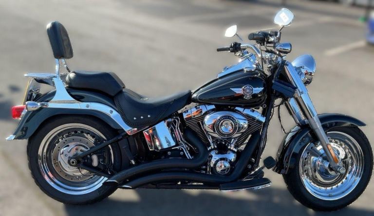 2013 13 HARLEY DAVIDSON SOFTAIL 1690 FLSTF FAT BOY CUSTOM CRUISER 10k MILES