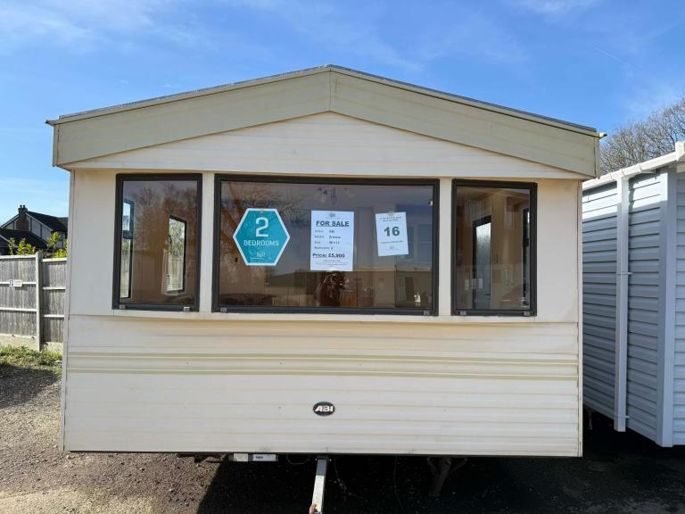 2 Bed wide Static Caravan - New Carpet - Electric Heaters - Offsite / Own Land