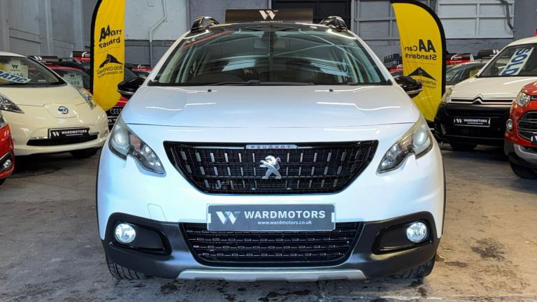 PEUGEOT 2008 1.2 PureTech GT Line White 5dr PANROOF+SATNAV+CRUISE+DAB 2017