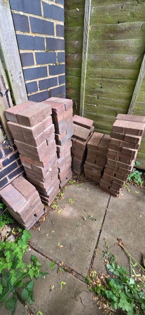 Red block pavers (free)