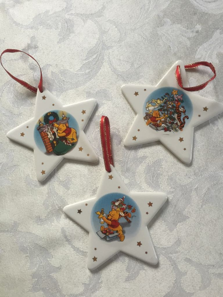 Winnie The Pooh - Set Of Christmas Hanging Ornaments 