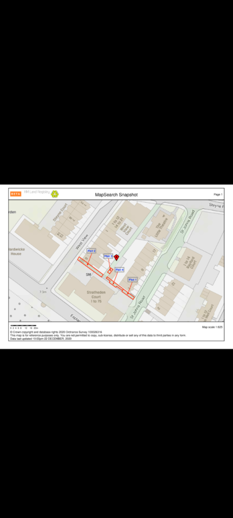 Freehold land for sale and demountable camper