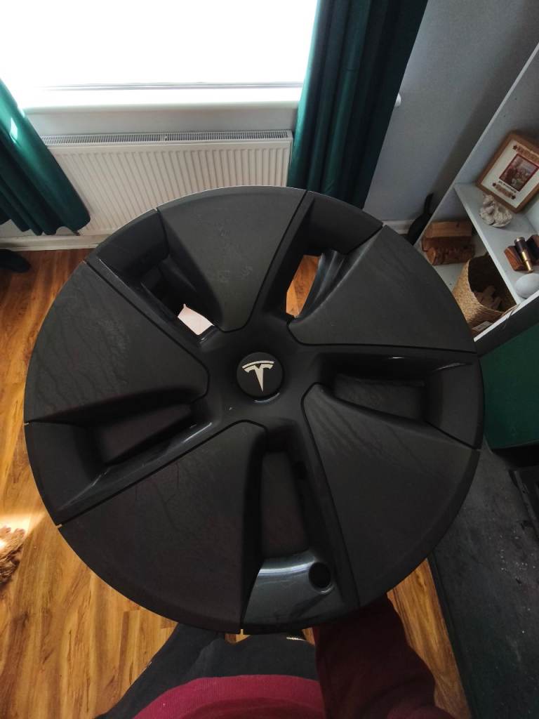 Official Tesla Grey Wheel Trims