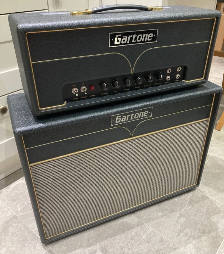 Gartone Guitar Amplifier Head and 2x12 Cabinet - recently serviced 