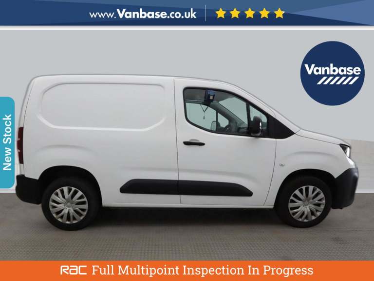 2022 Peugeot Partner 1.5 BlueHDi 1000 Professional Premium Standard Panel Van 5dr Diesel Manual  ...