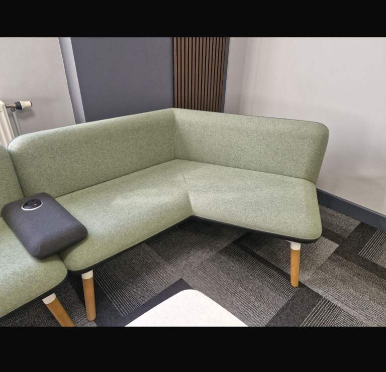 Orangebox Coze medium back 2 seater reception sofa (2 available) £300 each