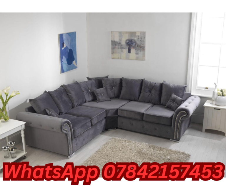Stylish Ashwin 3 2 Seater Sofa L Shape Sofa With Cushion 
