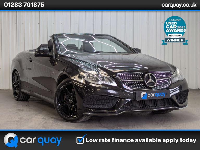 2013 Mercedes-Benz E Class 2.1 E220 AMG Sport CDi Auto 2dr Convertible Diesel Automatic