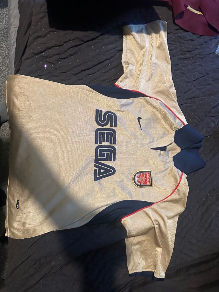 2001/02 arsenal sega shirt 