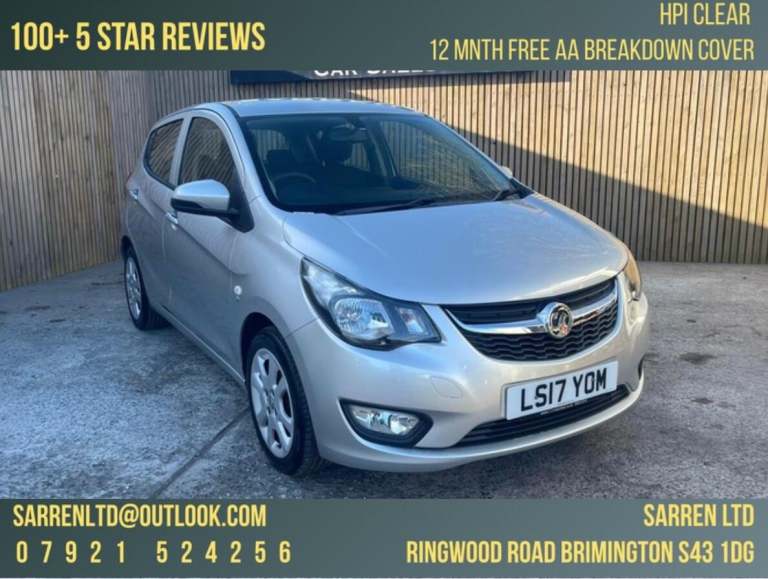2017 Vauxhall Viva 1.0 SE 5dr [A/C] HATCHBACK PETROL Manual