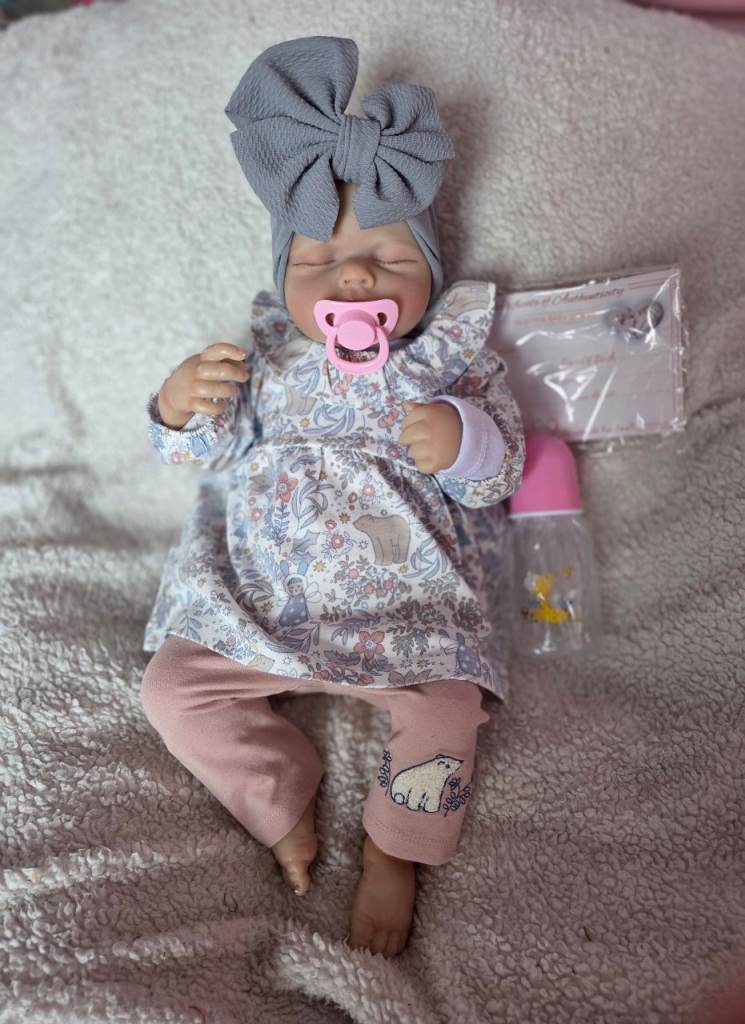 Newborn girl doll sleeping brand new baby girl gift toy doll realistic newborn real life baby