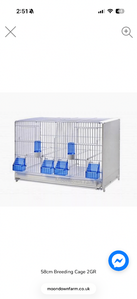 Canary breeding cages 