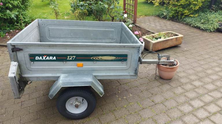 Daxara 127 Trailer – Grey, Good Condition