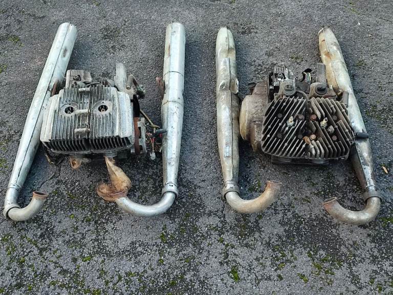 SUZUKI GT250 L (1974) None-Runner Spares or Repair (Includes 2x engines & much more) 