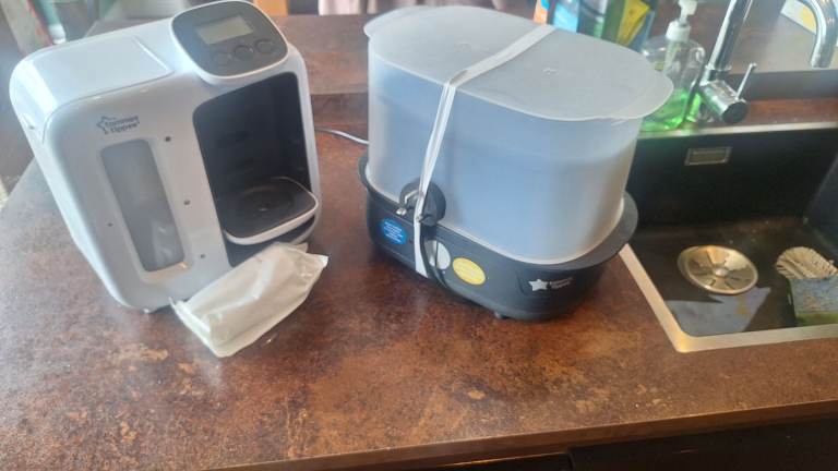 Prep machine and bottle steriliser 