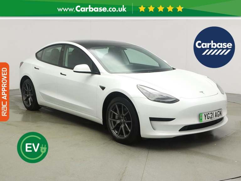 2021 Tesla Model 3 Standard Range Plus Saloon 4dr Electric Auto RWD (241 bhp) Saloon ELECTRIC Aut...