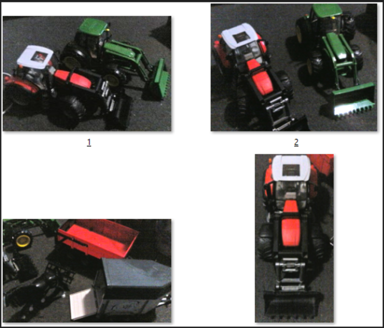 2 LARGE TOY TRACTORS, ECT