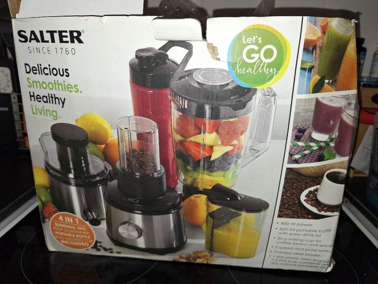 Salter 4in1 juicer blender