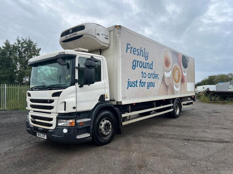 Scania P250 18 TONNE GRP BOX , EX GREGGS BAKERS ...FSH..CHOICE