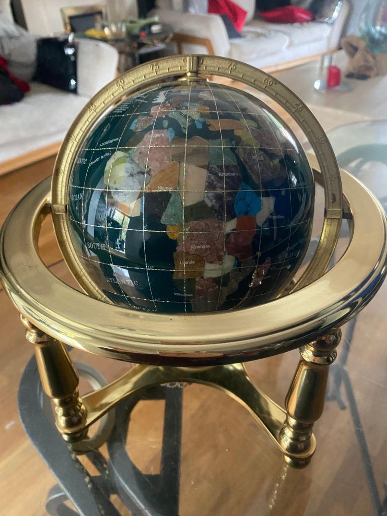 Gemstone globe 